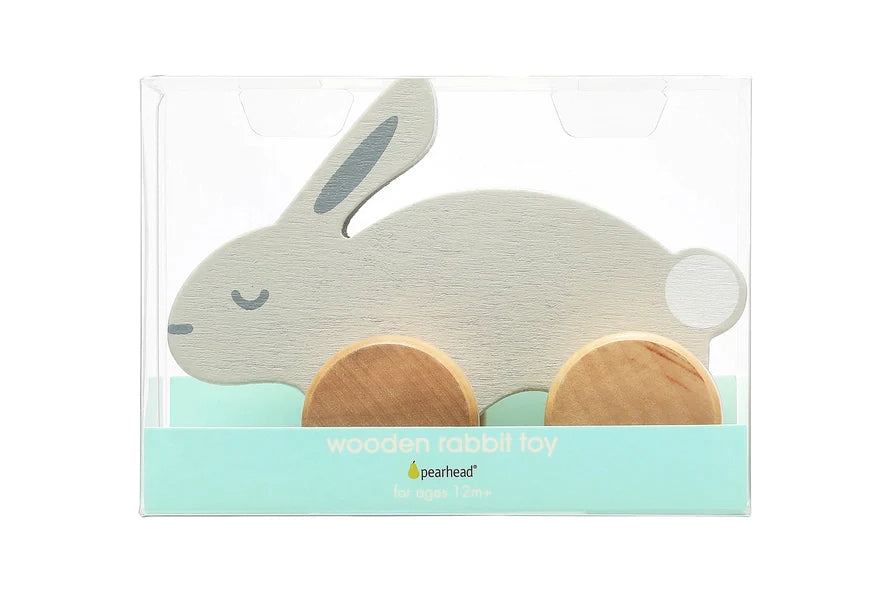 Wooden Toy Bunny, Baby and Toddler Toy, Nursery Decor