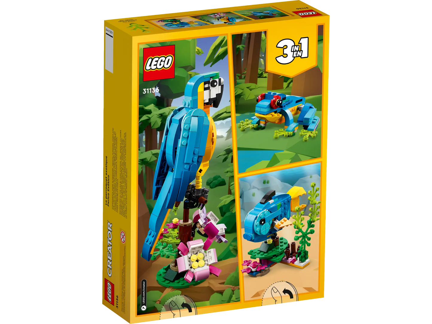 LEGO Creator 3 in 1 Exotic Parrot