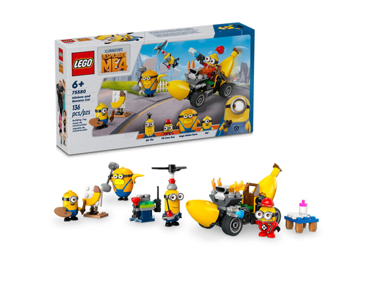 LEGO Despicable ME 4 Minions and Banana Car