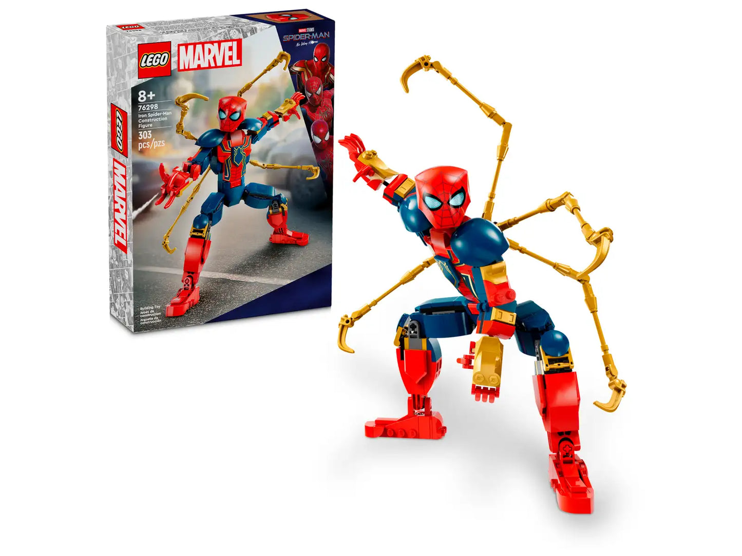 Marvel Iron Spider-Man Construction Figure 76298