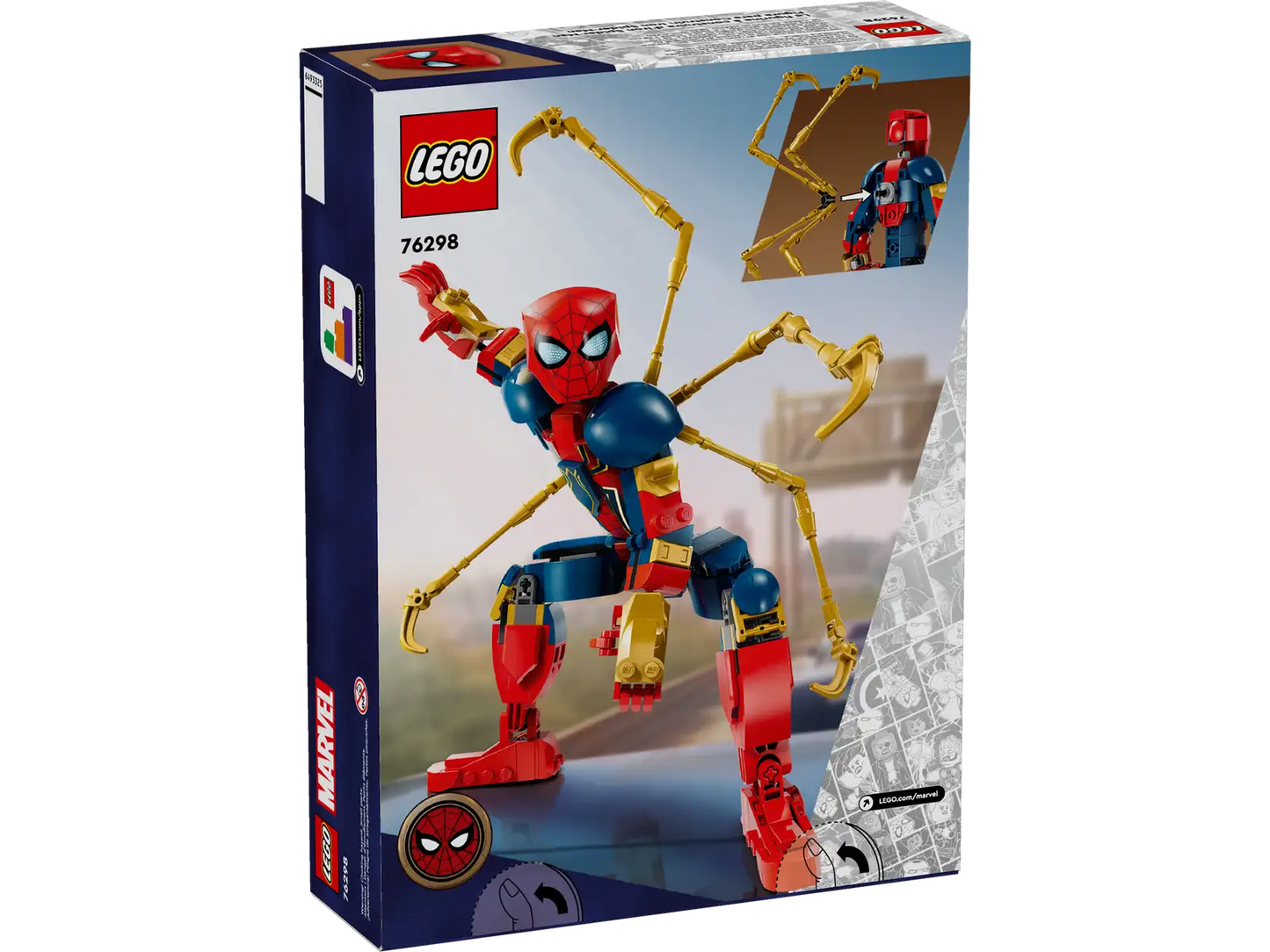 Marvel Iron Spider-Man Construction Figure 76298