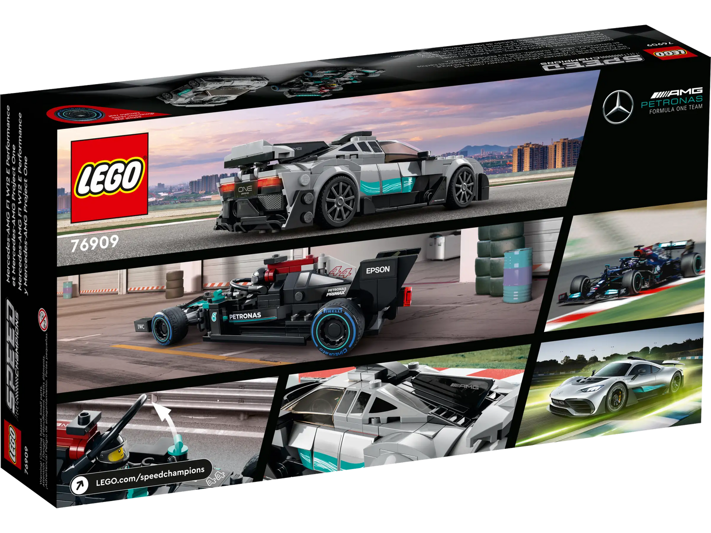 LEGO Speed Champions Mercedes-AMG F1 W12 E Performance & Mercedes-AMG Project One