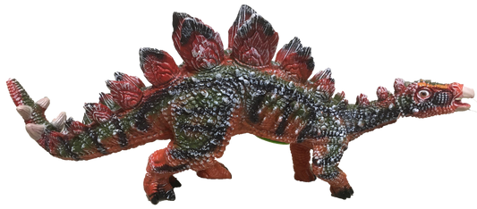 Stegosaurus 17" Vinyl Dinosaur Figurine with Sound Effects