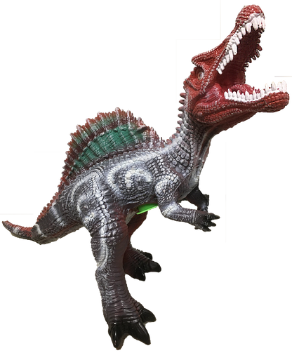 Spinosaurus 19" Vinyl Dinosaur Figurine with Sound Effects