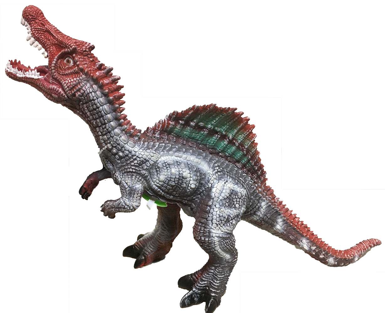 Spinosaurus 19" Vinyl Dinosaur Figurine with Sound Effects