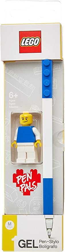 LEGO: Gel Pen (Blue) with Minifigure