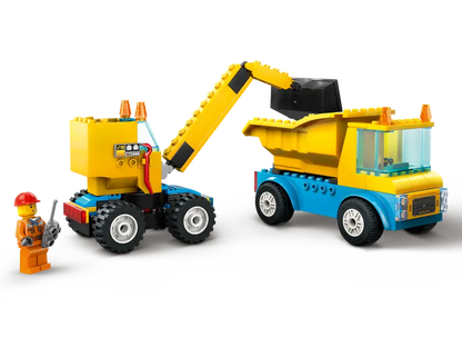 LEGO: Construction Trucks and Wrecking Ball Crane