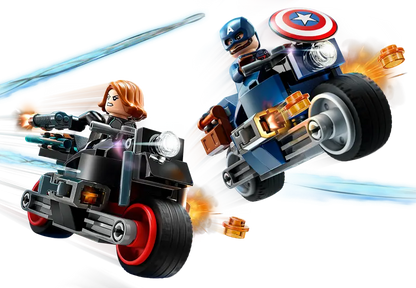 LEGO: Marvel Black Widow and Captain America Motorcycles