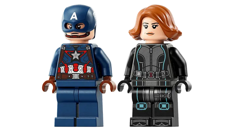 LEGO: Marvel Black Widow and Captain America Motorcycles