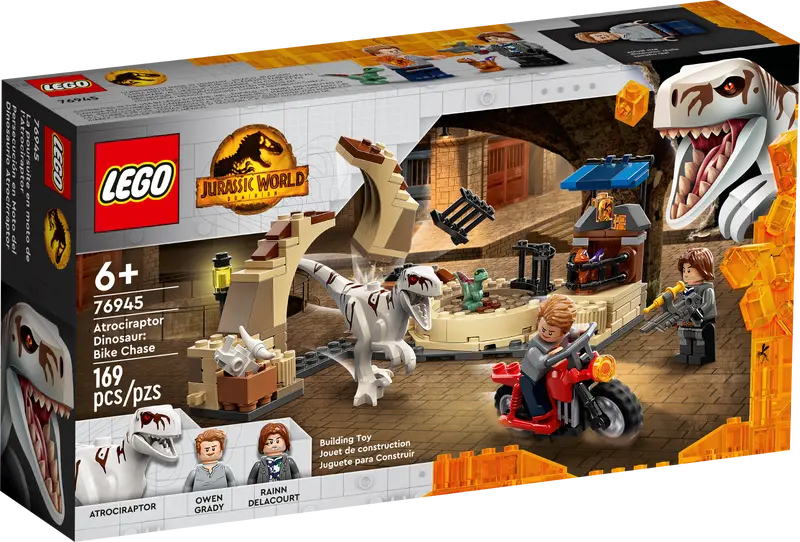 LEGO: Jurrasic World Atrociraptor Dinosaur: Bike Chase