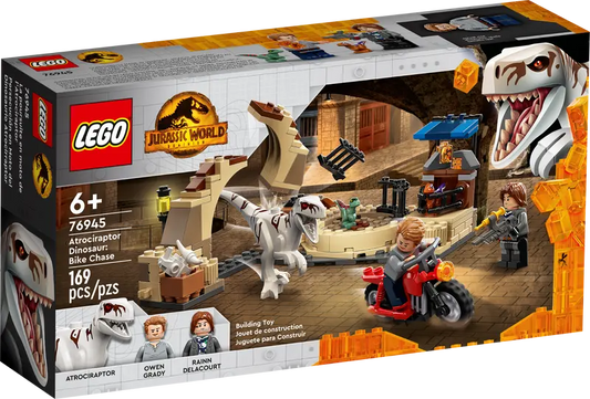 LEGO: Jurrasic World Atrociraptor Dinosaur: Bike Chase