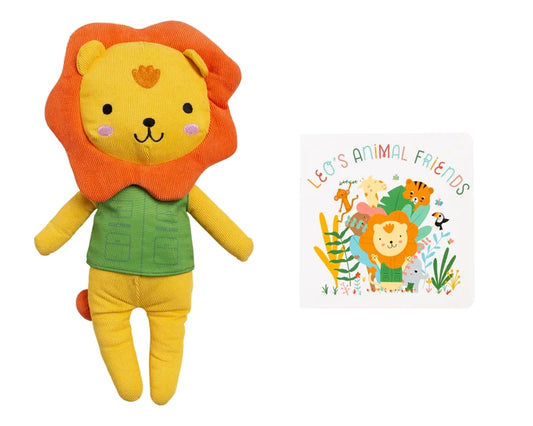 Stuffed Lion Toy and Board Book