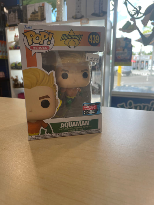 Funko Pop! Heroes Aquaman (Fall 2022 Convention Sticker)