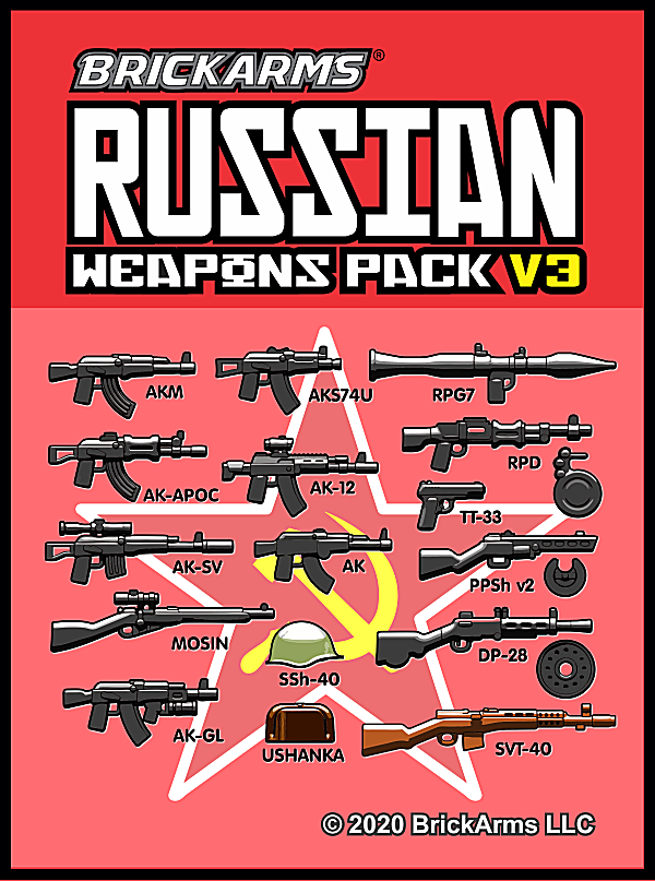 BRICKARMS: Russian Weapons V.3