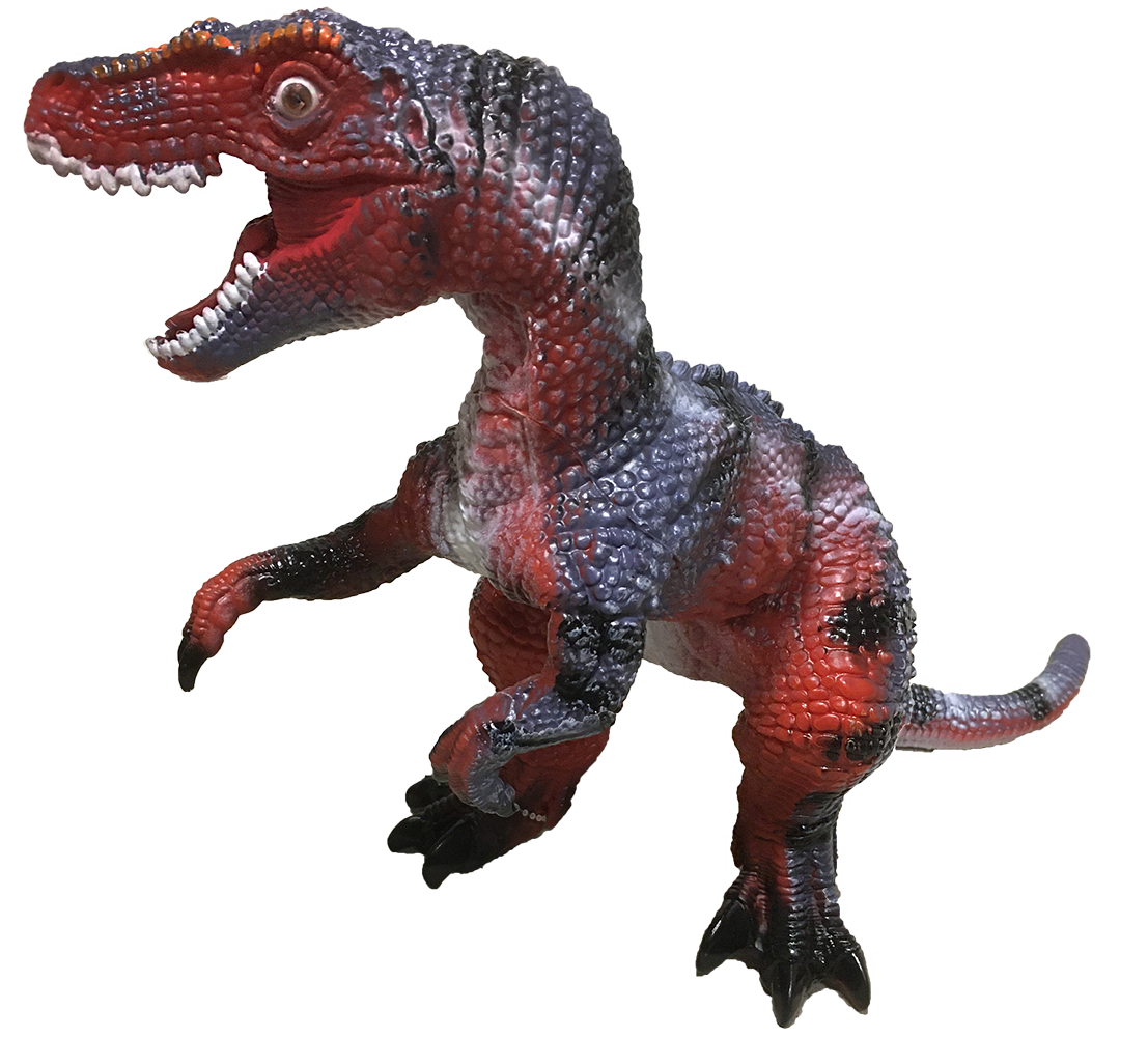 Velociraptor 17" Vinyl Dinosaur Figurine with Sound Effects